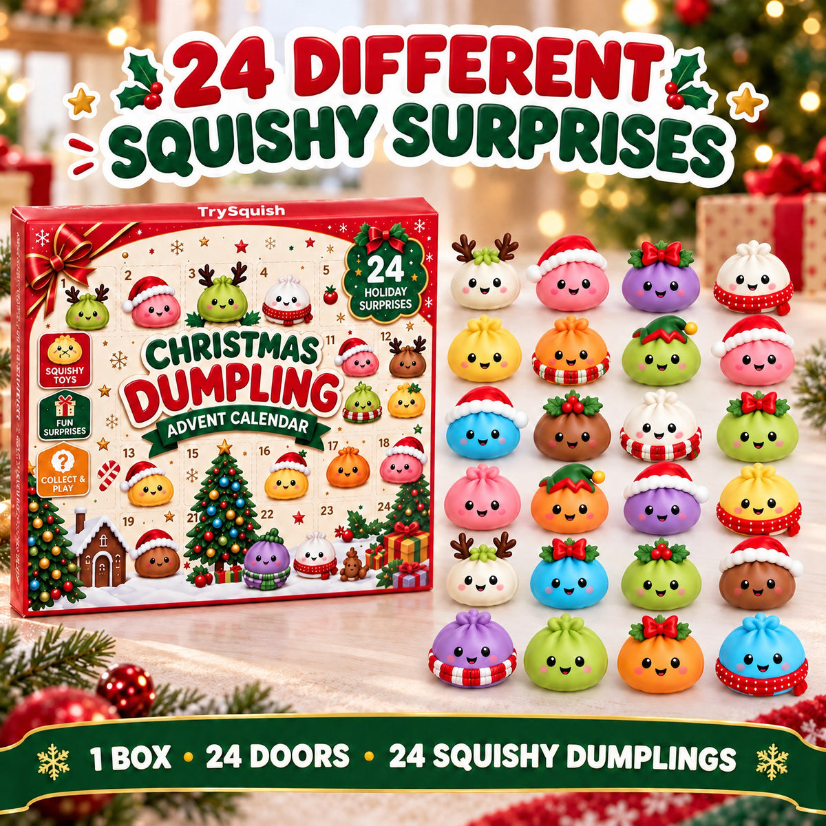 TrySquish Original Dumpling Advent Calendar